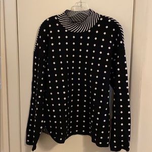 Polka dot sweater